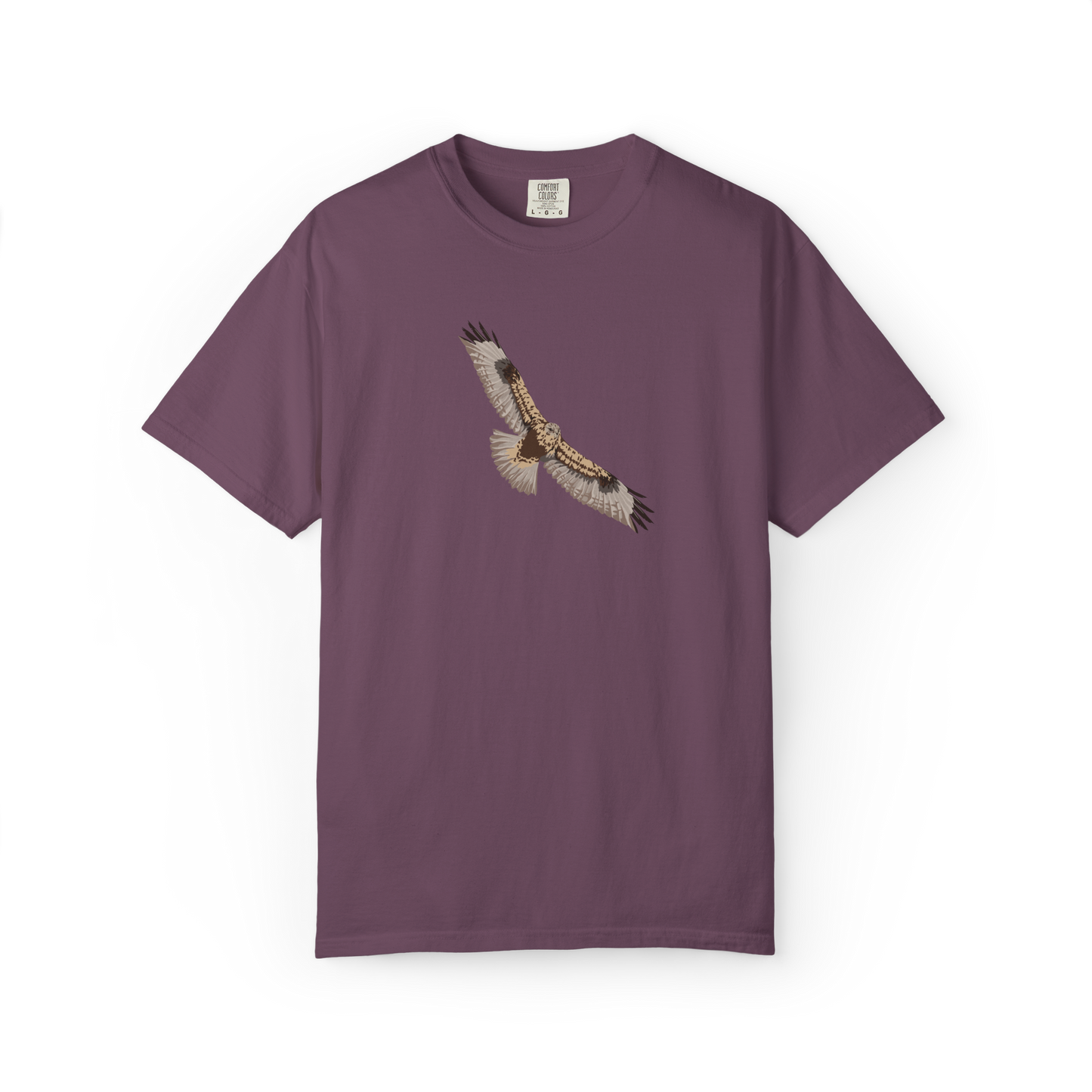 Flying Rough-legged Hawk - T-shirt