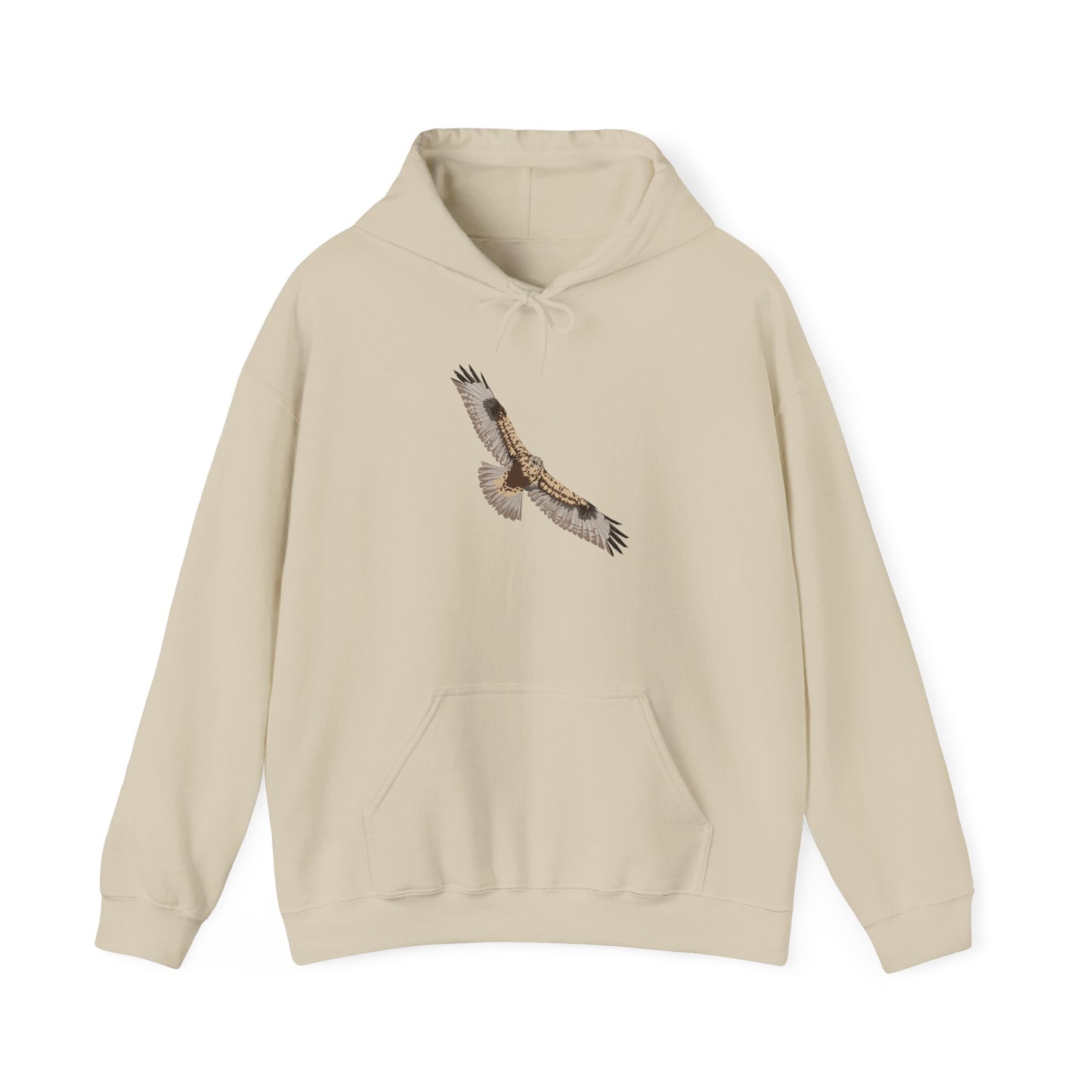 Flying Rough-legged Hawk - Hoodie