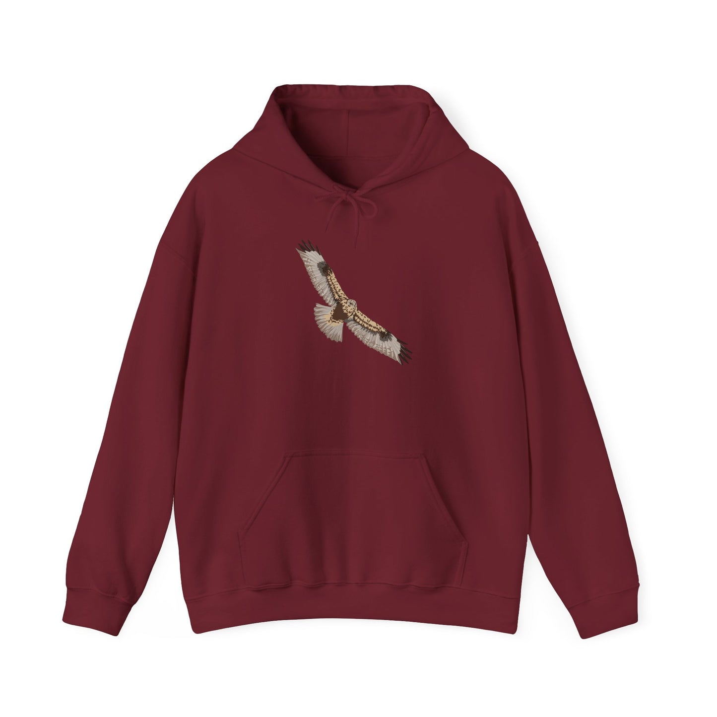 Flying Rough-legged Hawk - Hoodie