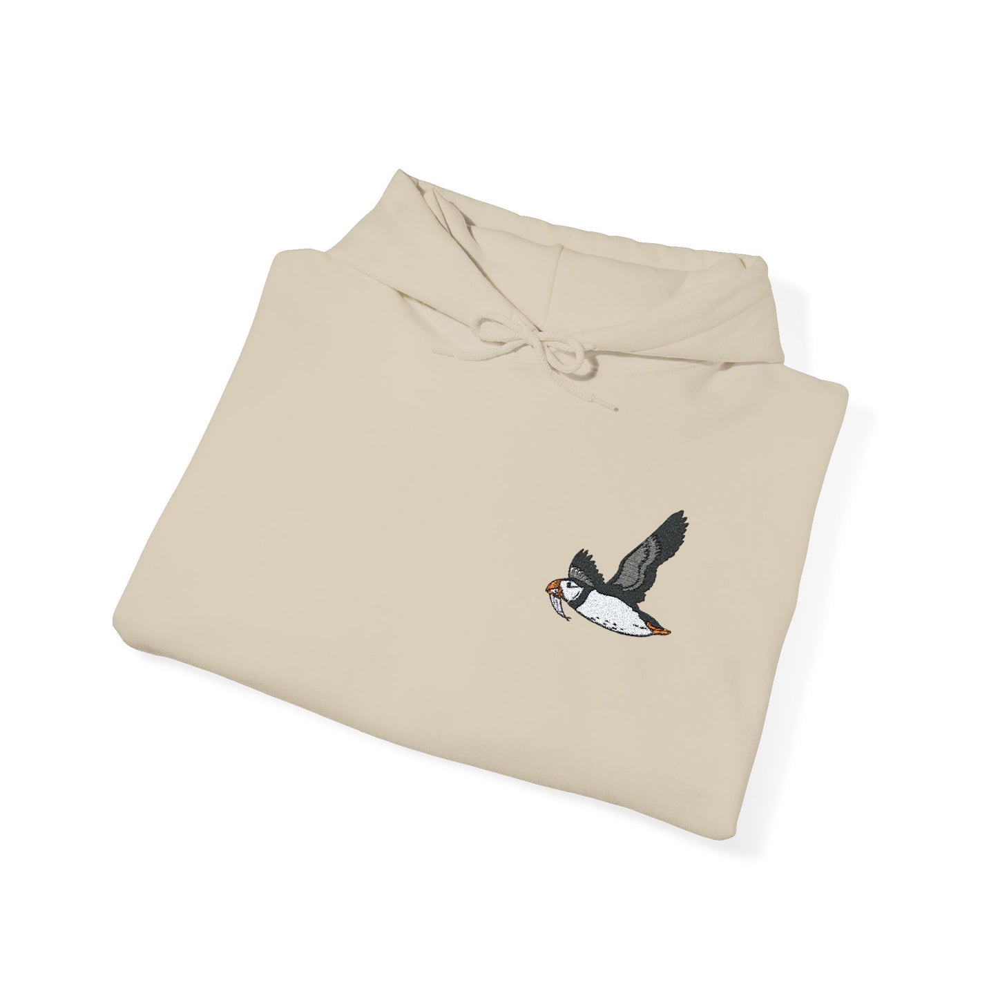 Atlantic Puffin Embroidered - Hoodie