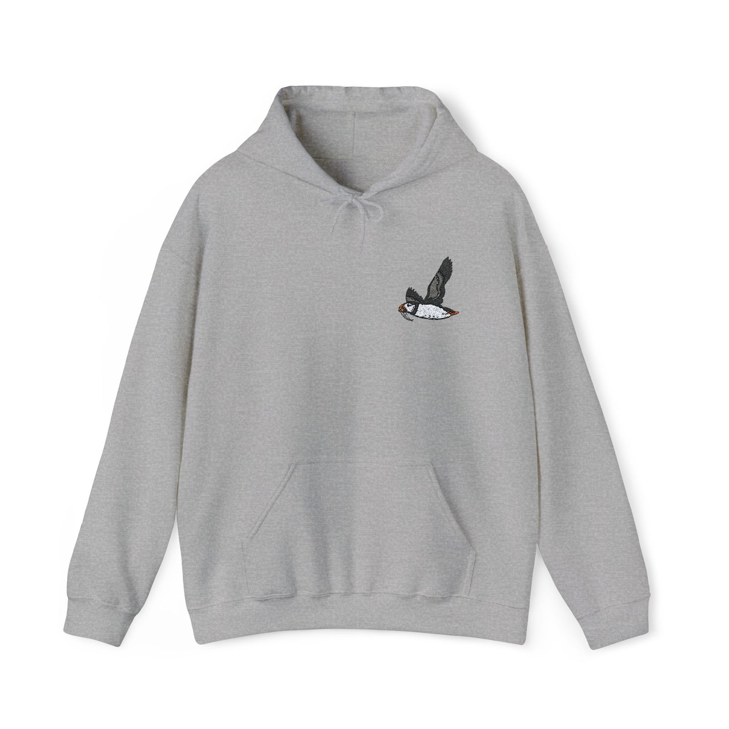 Atlantic Puffin Embroidered - Hoodie