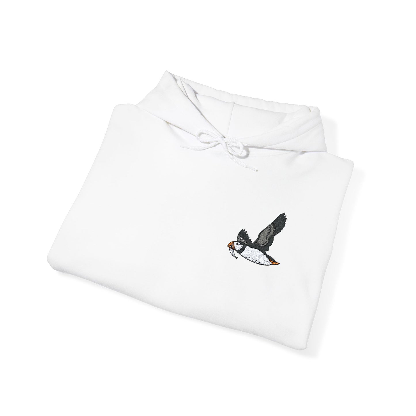 Atlantic Puffin Embroidered - Hoodie