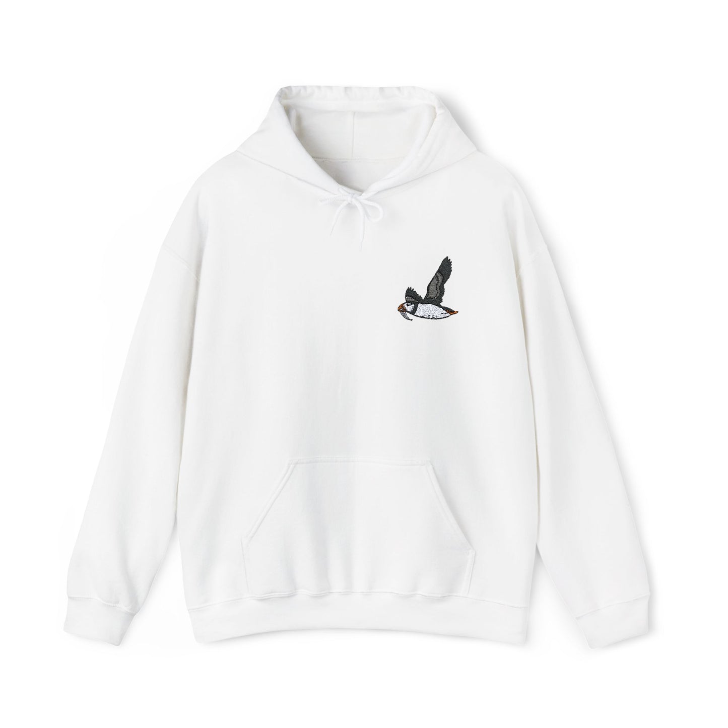 Atlantic Puffin Embroidered - Hoodie