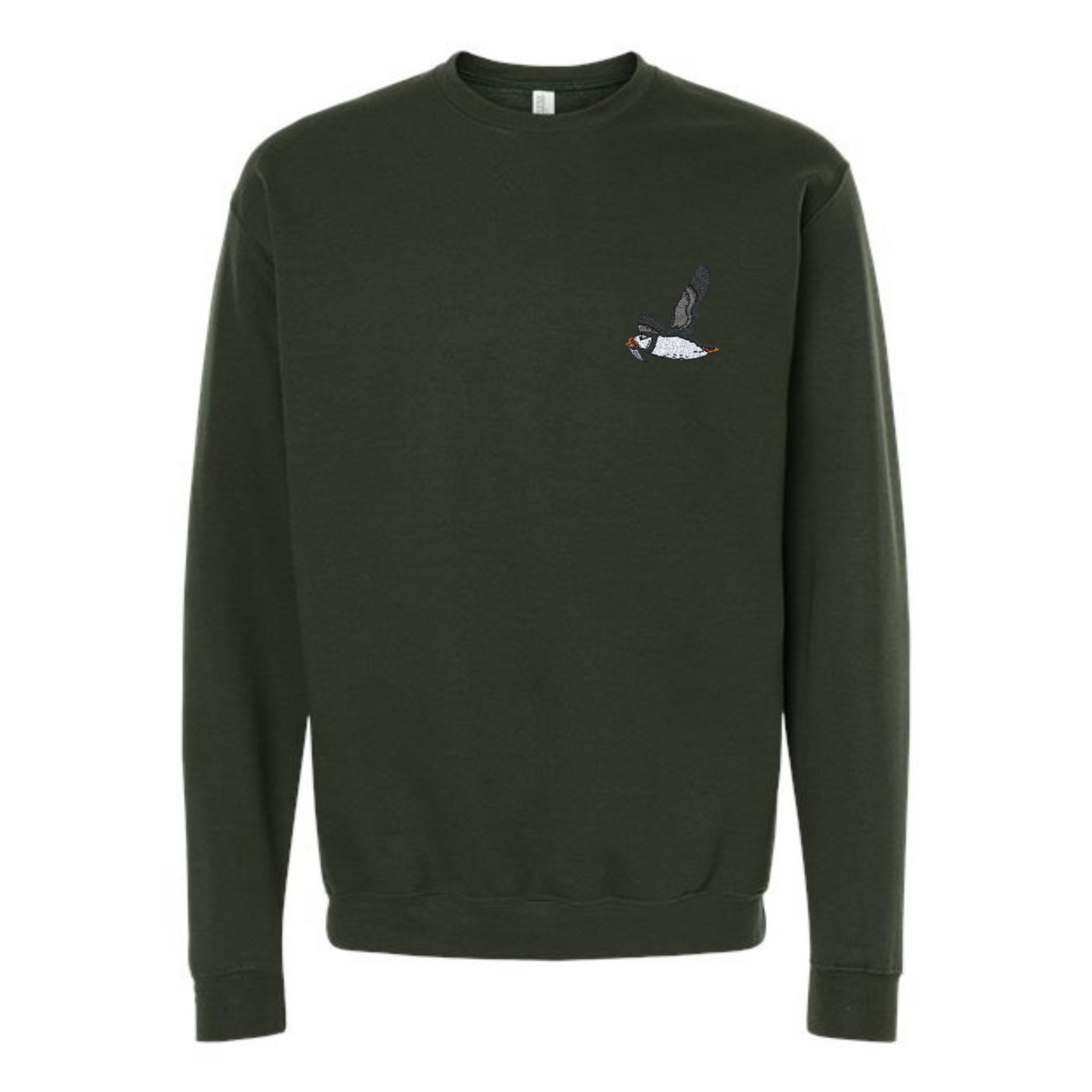 Atlantic Puffin Embroidered - Crewneck