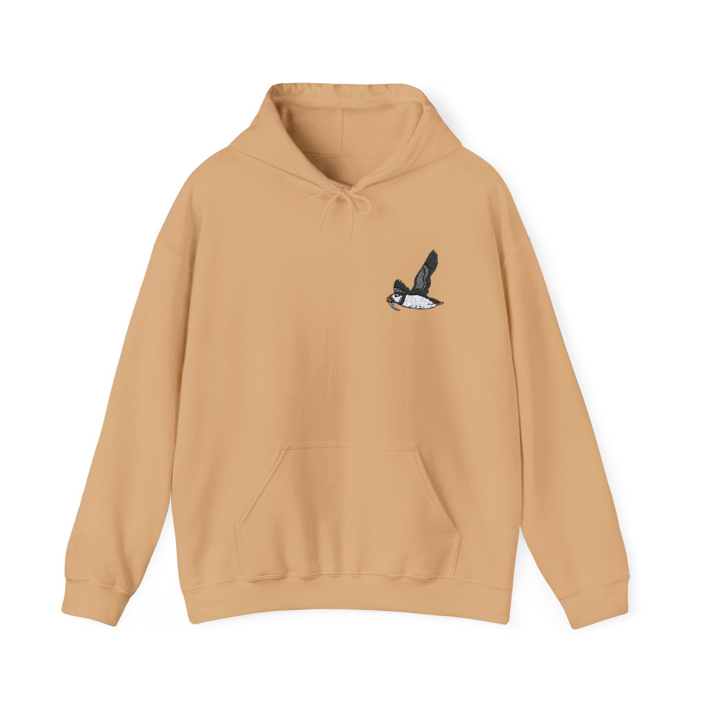 Atlantic Puffin Embroidered - Hoodie